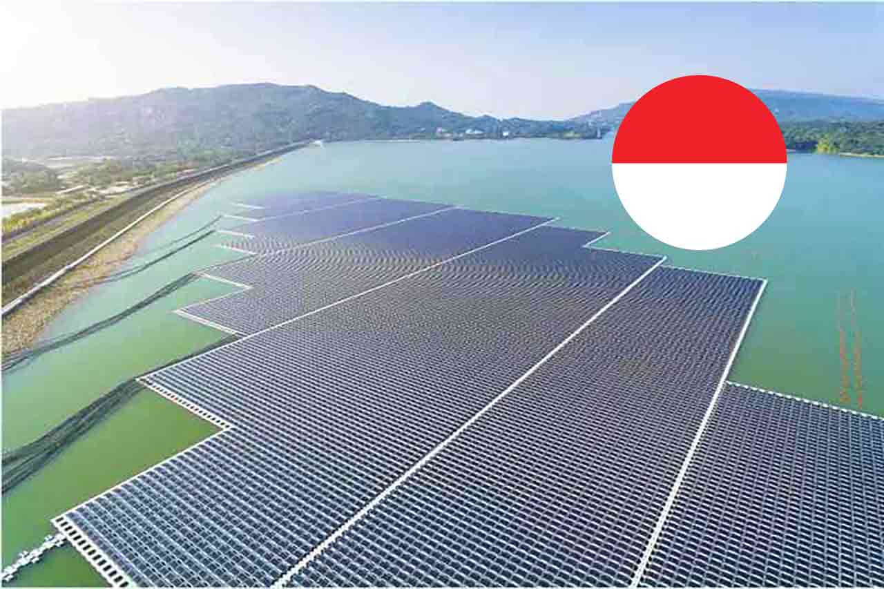 نیروگاه خورشیدی شناور در اندونزی